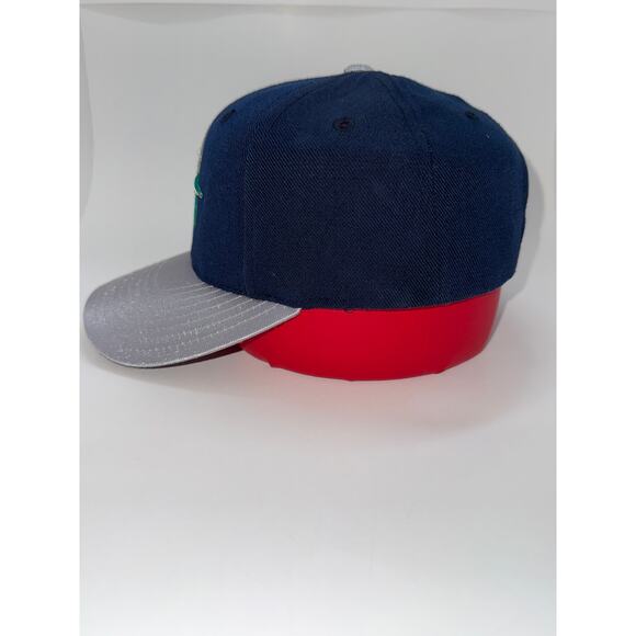 Vintage Seattle Mariners Puma Snapback Hat 90s Silver Blue MLB - Picture 2 of 6